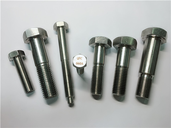 No.25-Incoloy a286 hex bolts 1.4980 a286 fasteners gh2132 stainless steel hardware machine screw fixings