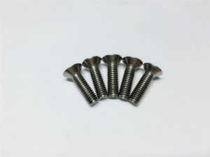 M3,M6 titanium screw flat head socket head cap titanium flange screws for spinal surgery