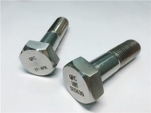 NO.49-DIN931 Precipitation Hardening AISI 630 (17-4PH) Stainless Steel Hex Bolt