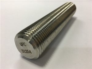 No.103-S31254 F44 fully thread bar fastener