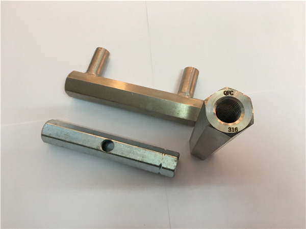custom made long non-standard female threaded spacer hex coupling nuts