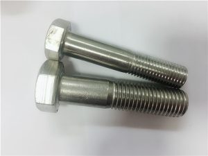 No.90-Cold hot Forged hex head bolt a4-80 din931